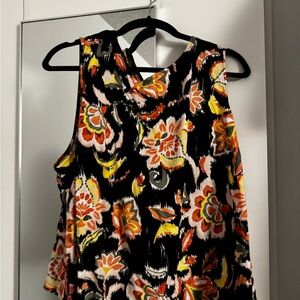 Torrid | black floral tank